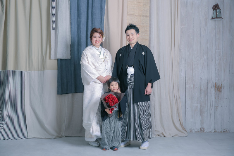 お子さんも一緒にフォトウェディング!