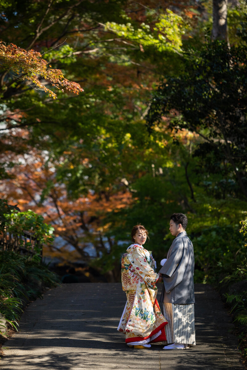 広い境内の妙本寺