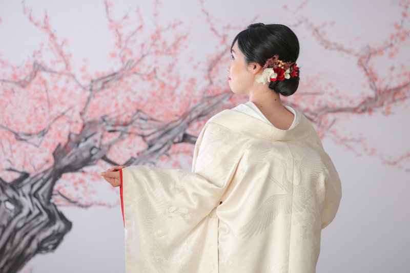 後ろ姿からの…