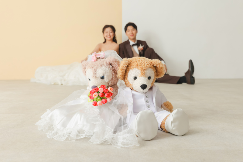 お人形と一緒に