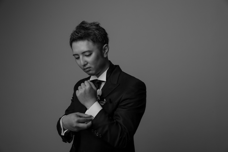 ご新郎様もソロショット！