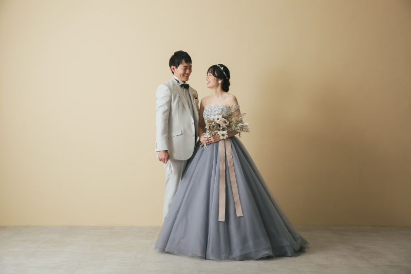 3着目はカラードレスで