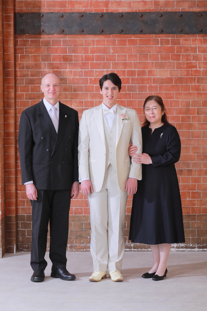 ご新郎様とご家族で！！