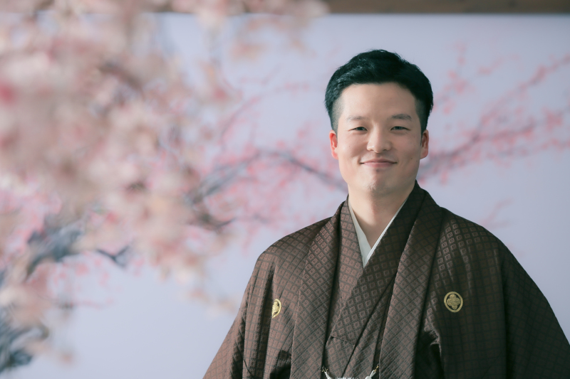 旦那さんの優しい微笑み