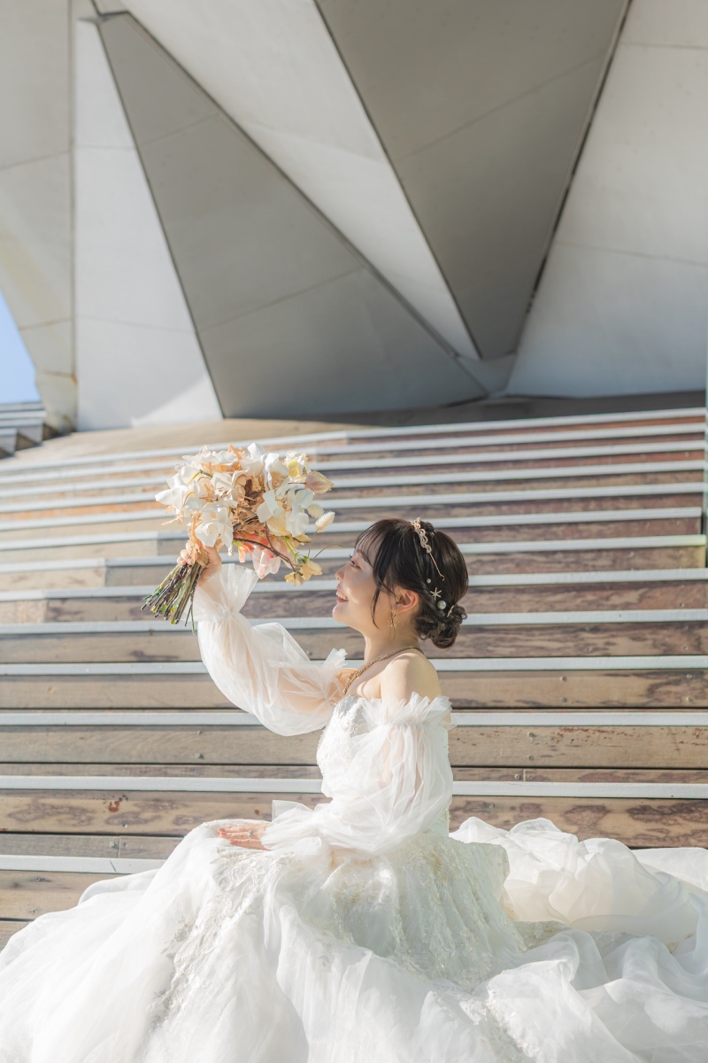 階段でソロカット