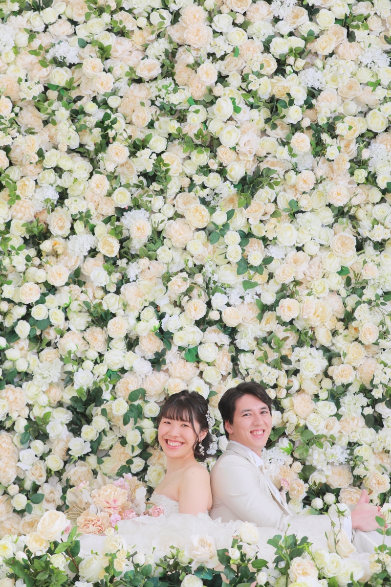 お花に囲まれて♪