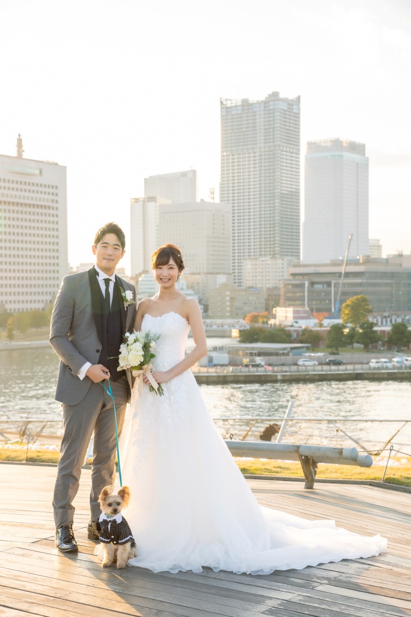 ワンちゃんと一緒に