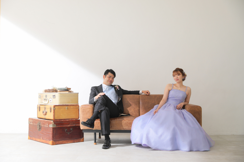 ソファーを使ってカッコよく