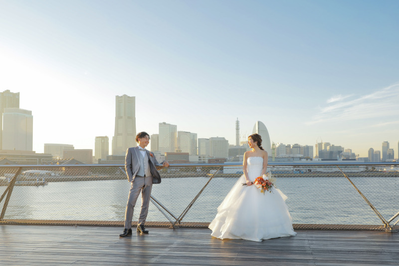 夕暮れから撮影スタート