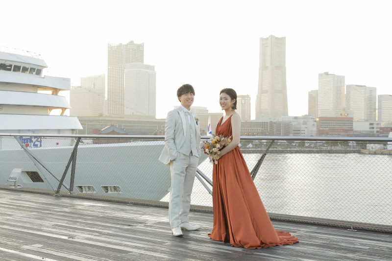 柔らかな夕暮れの光