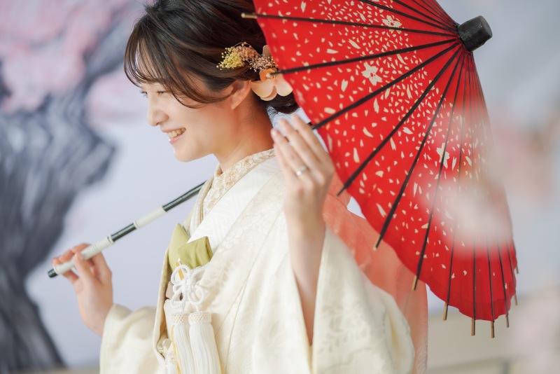 新婦ソロショット