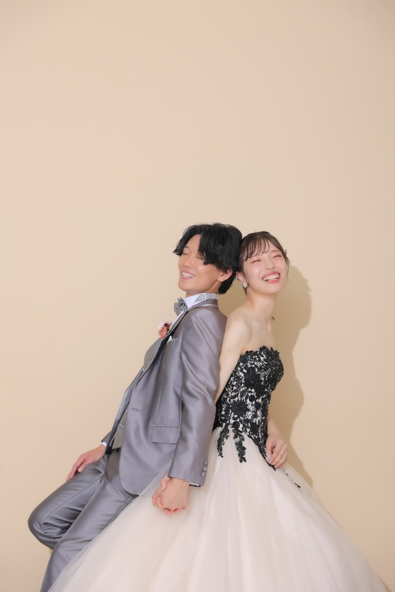 お互いにもたれながら