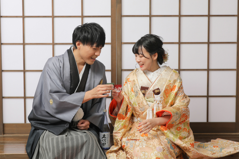 最後はお二人の好きなお酒で！