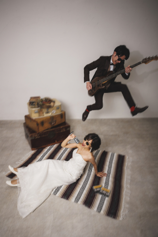 ロックに飾る洋装和装撮影♪