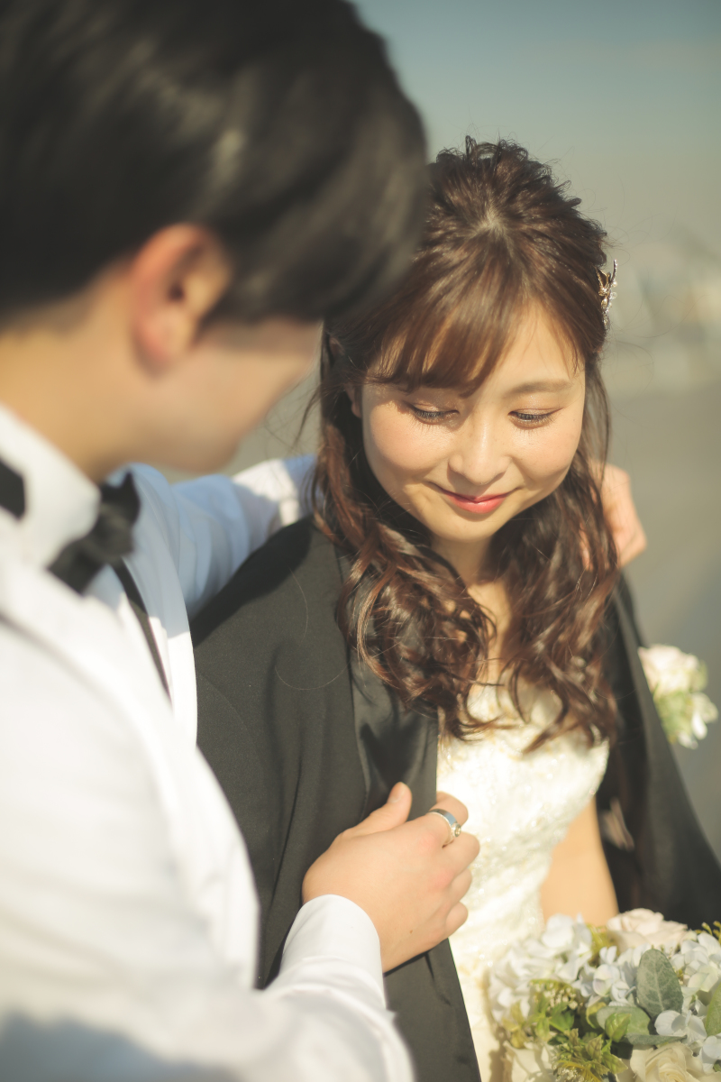 冷えた体にジャケットを