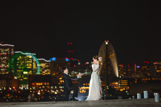 夕景・夜景でロマンチックに