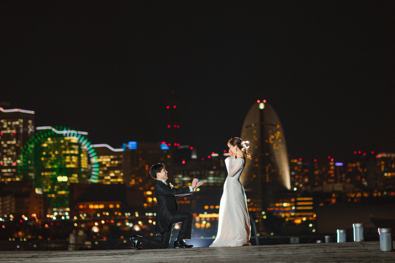 夕景・夜景でロマンチックに