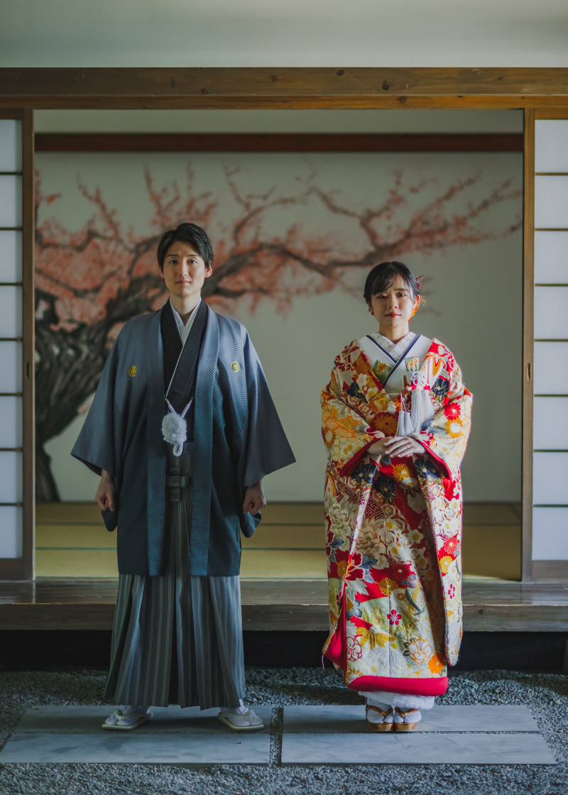 和装で迎える凛とした始まり