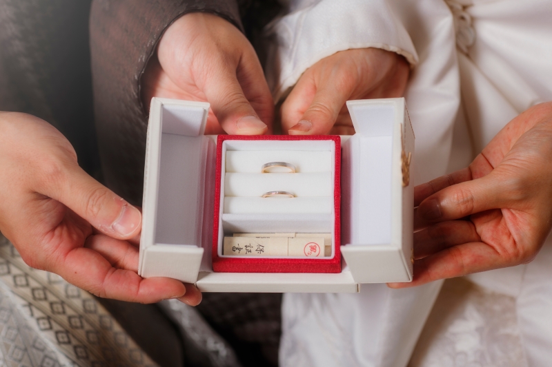 和の指輪ケース