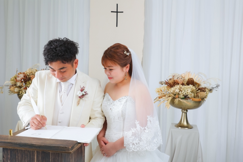 チャペル背景で