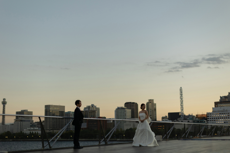 快晴の空でした
