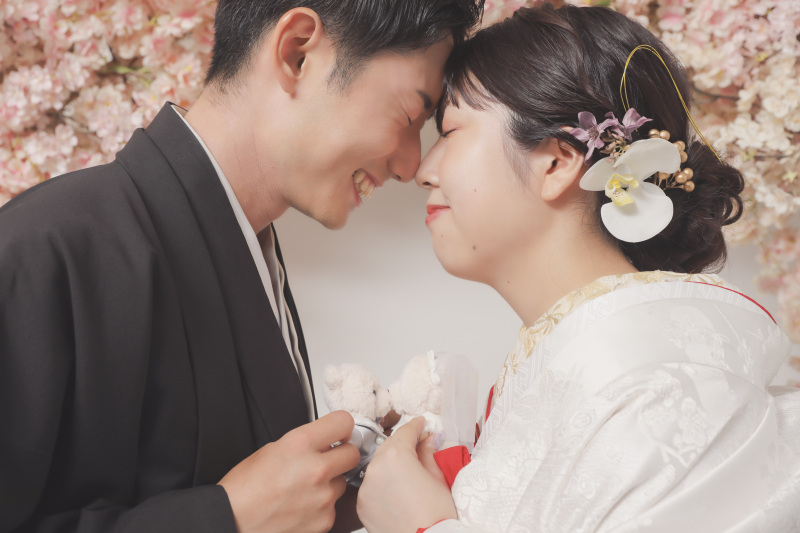 お鼻をくっつけて