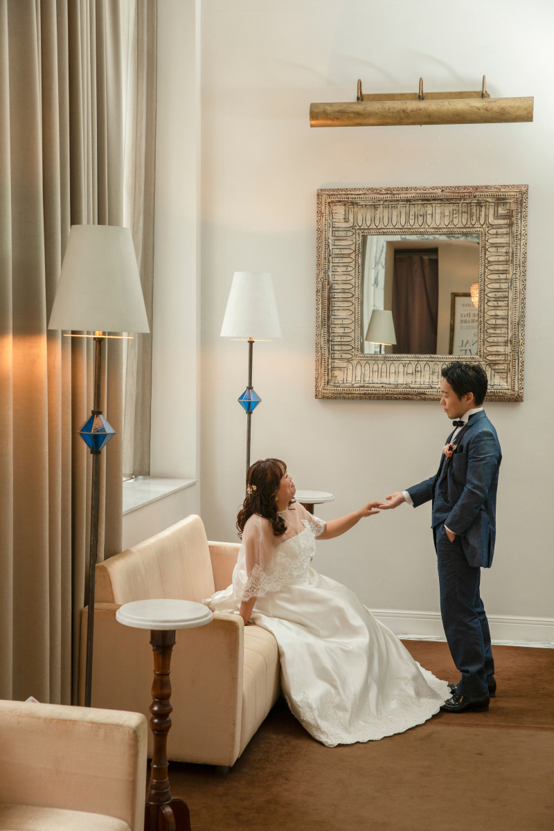 新郎様が迎えに！