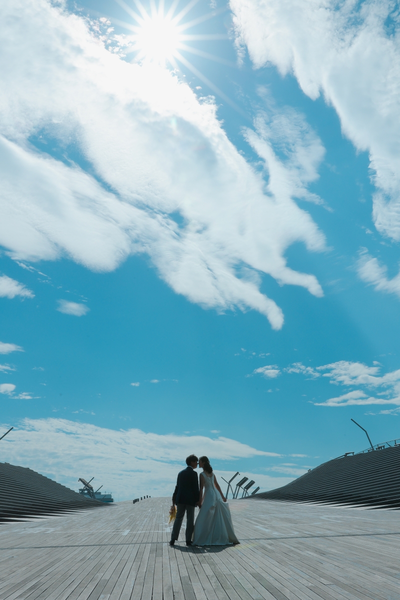 雲美しい大桟橋 photo by 谷澤明美