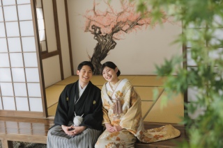 屋内庭園スタジオ撮影