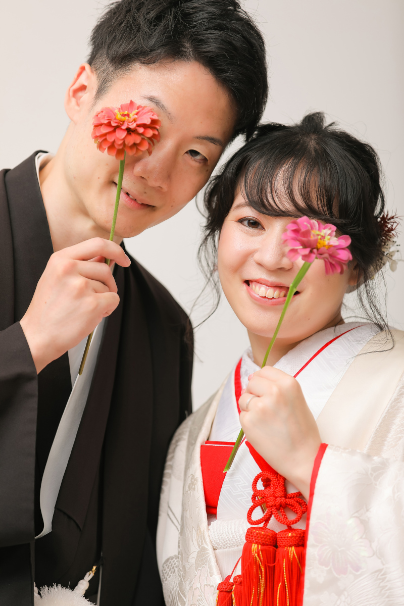 お花の目隠しカット❤︎