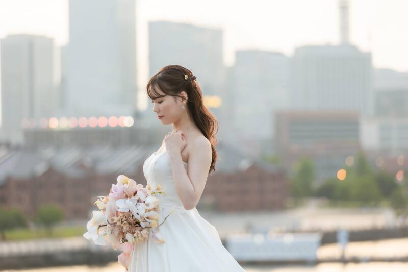 大桟橋夕景撮影8