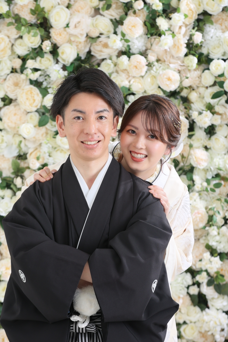 衣装チェンジして白無垢に