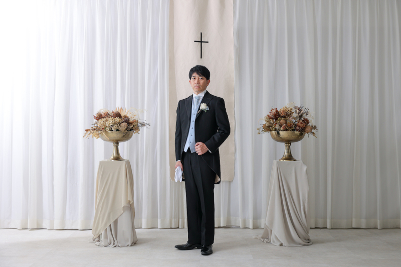 新郎様のソロショット!