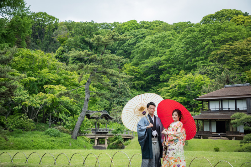 薫風　ポツポツと小雨の降る日に