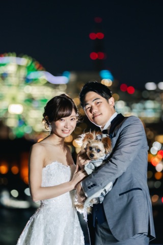 ワンちゃんと一緒に