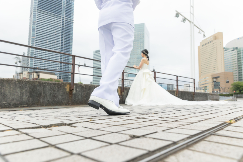 新郎様を待つ新婦様