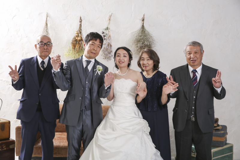 ご家族様と賑やかショット