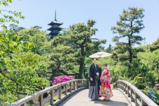 新緑　和装ロケーション　Photo by Seiji Nishimori