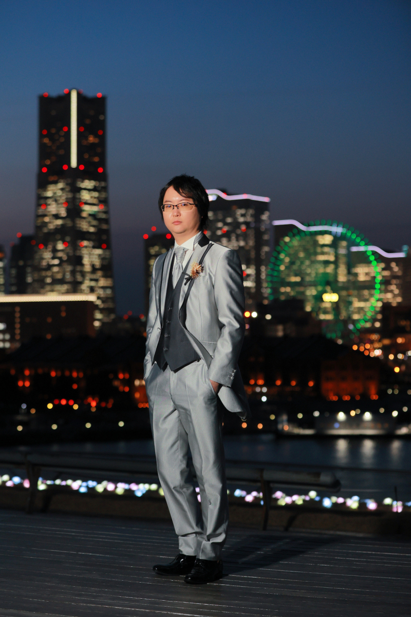 ご新郎様もソロショットに挑戦