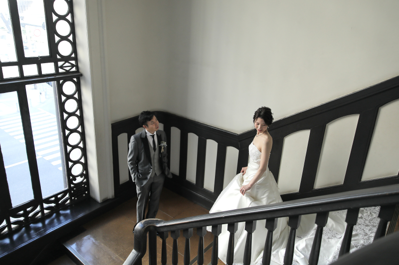 階段でのシーン