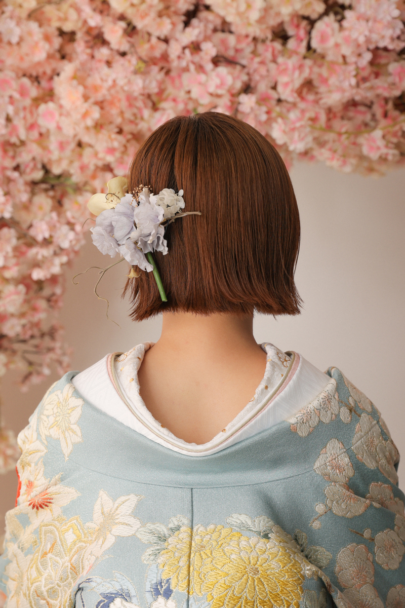 新婦様の髪型ショット