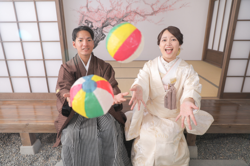 紙風船で楽しく