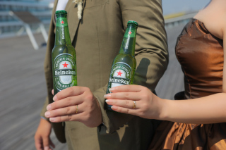 日中の大さん橋で爽やかに！