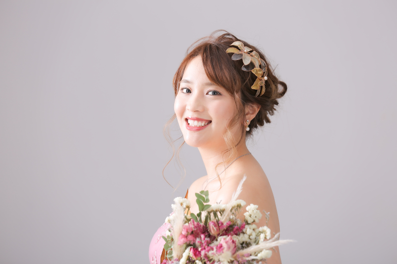 笑顔が素敵なお嫁さん