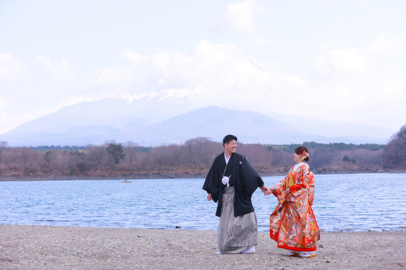 富士山と一緒に♪