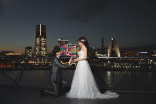 大桟橋夜景撮影