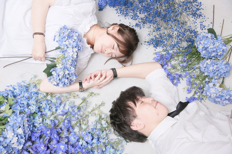 お花に包まれて