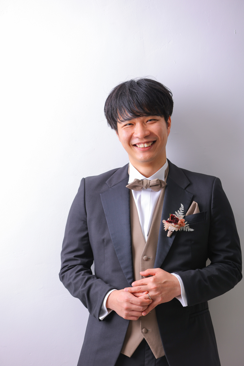 優しさ溢れる、誠実な笑顔