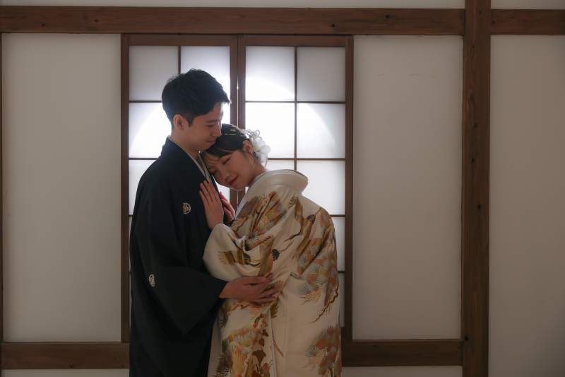 シルエット風カットで締め