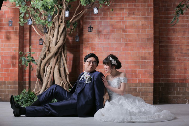 木陰でおしゃべり